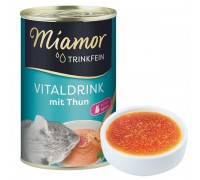 Додатковий корм бульйон Miamor Vitaldrink mit Thun МІАМОР,для котів, т..