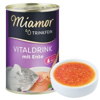 Дополнительный корм бульон Miamor Vitaldrink mit Ente МИАМОР, для кошек, утка, 135 мл
