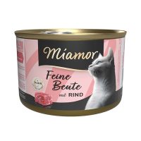 Беззерновий вологий корм Miamor Feine Beute mit Rind МІАМОР, для котів, яловичина, 185 г