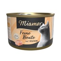 Беззерновой влажный корм Miamor Feine Beute mit Huhn МИАМОР, для кошек, курица, 185 г