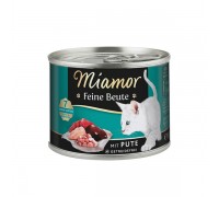 Беззерновий вологий корм Miamor Feine Beute mit Pute МІАМОР, для котів..