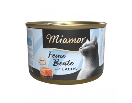 Miamor Feine Beute mit Lachs МІАМОР ФАЙНЕ БАЙТЕ ЛОСОСЬ беззерновий повнораціонний вологий корм для к