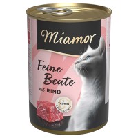 Беззерновой влажный корм Miamor Feine Beute mit Rind МИАМОР, для кошек, говядина, 400 г
