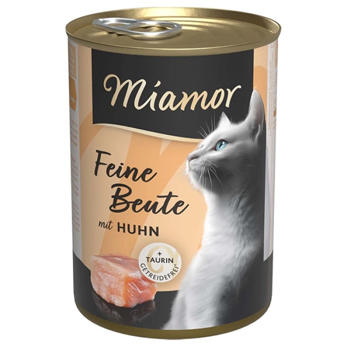 Беззерновий вологий корм Miamor Feine Beute mit Huhn МІАМОР, для котів, курка, 400 г