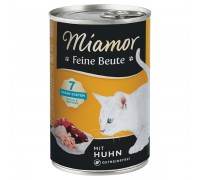 Беззерновий вологий корм Miamor Feine Beute mit Huhn МІАМОР, для котів..