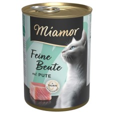 Беззерновой влажный корм Miamor Feine Beute mit Pute МИАМОР, для кошек, индейка, 400 г