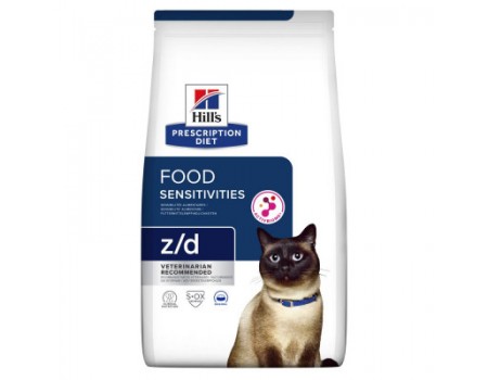 Сухой корм для кошек Hill’s Prescription Diet z/d, при пищевой аллергии, 3 кг