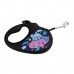 Повідець-рулетка для собак WAUDOG R-leash  "Рік та Морті 1" M до 25кг 5м світловідбивна стрічка чорн