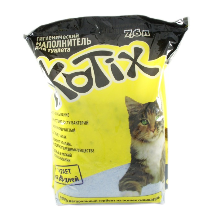 Kotix Силікагелевий наповнювач для котячого туалету, 7.6л