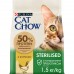 Cat Chow Sterilized для стерилизованных кошек 1,5 кг с курицей  - фото 4