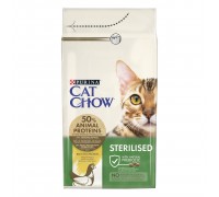 Cat Chow Sterilized для стерилізованих кішок 1,5 кг з куркою..
