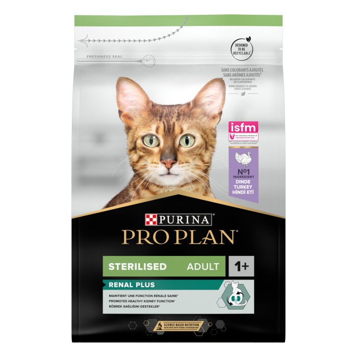 ProPlan Sterilised з індичкою для стерилізованих кішок, 3кг