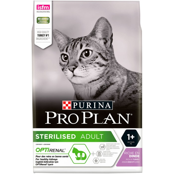 ProPlan Sterilised з індичкою для стерилізованих кішок, 3кг