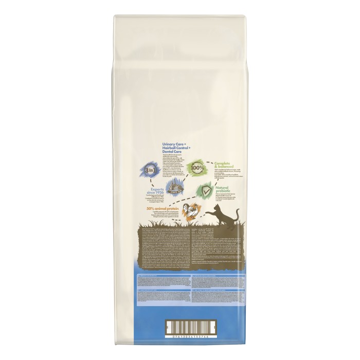 Cat Chow Feline 3 in 1 Формула с тройным действием 15 кг*