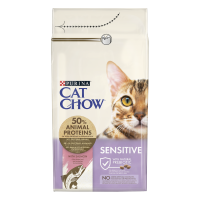 Cat Chow Sensitive Salmon Сухий корм із лососем 1,5 кг