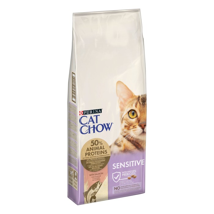 Cat Chow Sensitive Salmon Сухий корм із лососем 15 кг