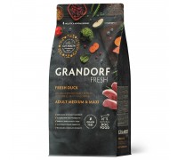 Сухой корм Grandorf FRESH DUCK & SWEET POTATO, для собак средних и кру..
