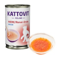 Лікувальний напій Kattovit Veterinary Niere Renal, для котів із захворюваннями нирок, 135 мл