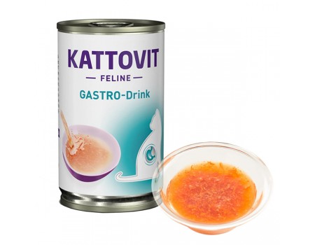 Лікувальний напій Kattovit Veterinary Gastro, для котів із захворюваннями ШКТ та підшлункової залози, 135 мл