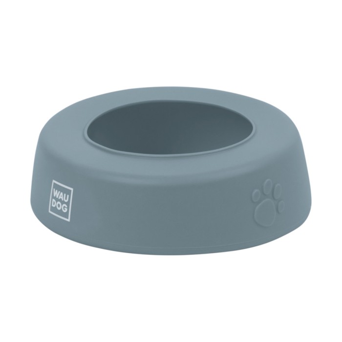 Миска-непроливайка WAUDOG Silicone, 1 л, сірий