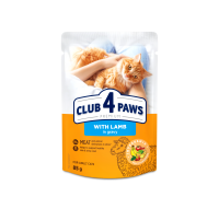 Влажный корм Club 4 Paws (Клуб 4 лапы) Premium, для взрослых кошек, с ..
