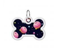 Адресник для собак и кошек металлический WAUDOG Smart ID с QR паспорто..