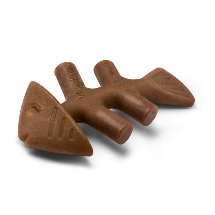 Іграшка міцна для жування Benebone Рибна кістка, зі смаком лосося - GIANT, для собак вагою до 40 кг 