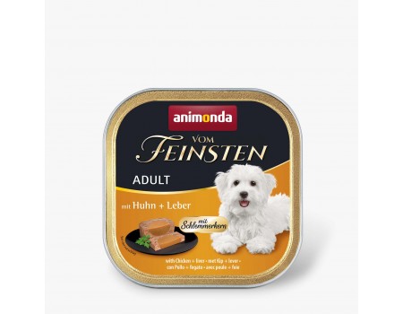 Корм вологий для собак Animonda Vom Feinsten gourme Adult with Chicken + liver з куркою і лівером, 150 г