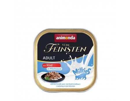 Корм вологий для котів Animonda Vom Feinsten Adult with beef in milk sauce з яловичиною у молочному соусі, 100 г