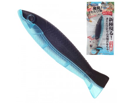 CattyMan Fish Blue КЕТТІМЕН РИБКА БЛАКИТНА жувальна іграшка з котячою м’ятою (мататабі) для котів