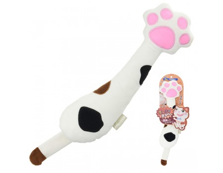 Игрушка для кошек CattyMan Kick Toy Brown КЕТТИМЕН БЕЛАЯ ЛАПА, шуршащая, 35 см