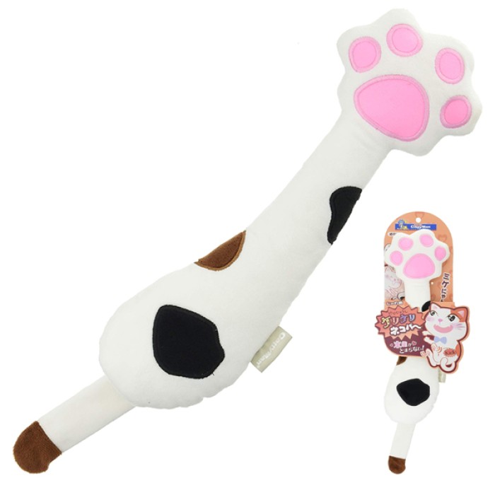 Іграшка для котів CattyMan Kick Toy Brown КЕТТІМЕН БІЛА ЛАПА, шурхотлива, 35 см