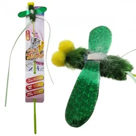 Вудка дражнилка іграшка CattyMan Insect Dragonfly БАБКА для котів, 6х..