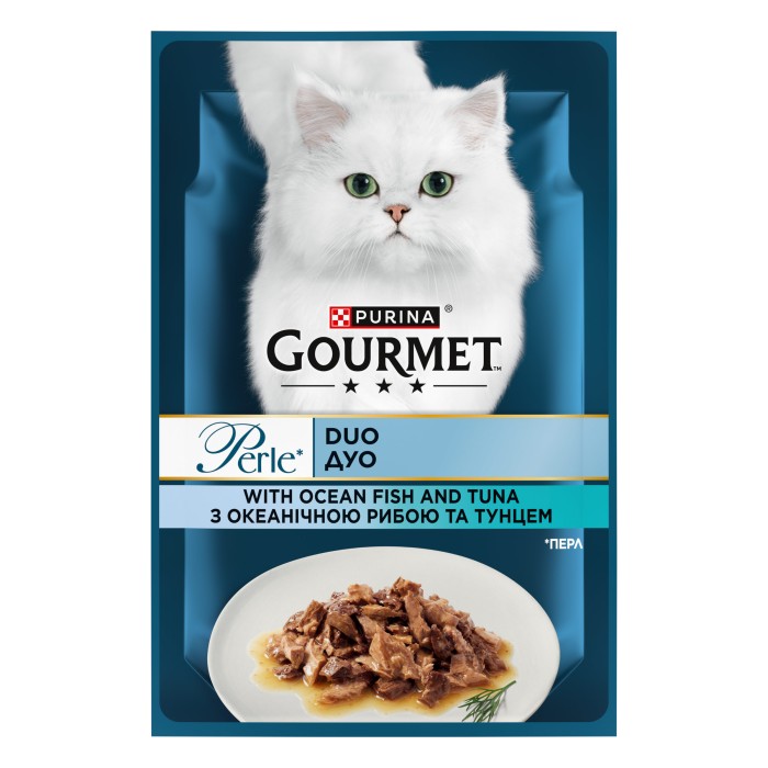 Консервы Gourmet  Perle Duo С океанической рыбой и тунцом 85г