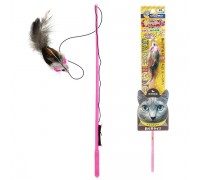 Игрушка для кошек CattyMan Feather Mouse КЕТТИМЕН МЫШЬ, удочка дразнил..