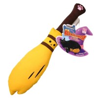 Іграшка для котів CattyMan Kick Toy Broom КЕТТІМЕН МІТЛА, шурхотлива, 33 см