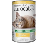 Корм вологий EuroCat Poultry для котів шматочки в желе з птицею 415 г..