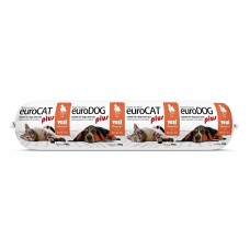 Влажный корм EuroDog/EuroCat Salami PLUS Veal, для собак и кошек, салями с телятиной, 1 кг