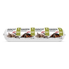 Влажный корм EuroDog/EuroCat Salami PLUS Duck, для собак и кошек, салями с уткой, 1 кг