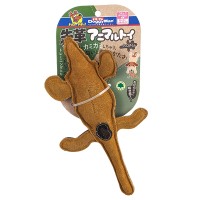 DoggyMan Leather Crocodile ДОГГІМЕН КРОКОДИЛ ШКІРЯНИЙ жувальна іграшка з пищалкою для собак 