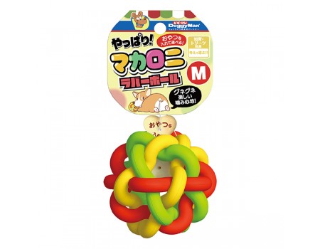 DoggyMan Macaroni Rubber Ball ДОГГІМЕН МАКАРОНИ м’яч іграшка для собак
