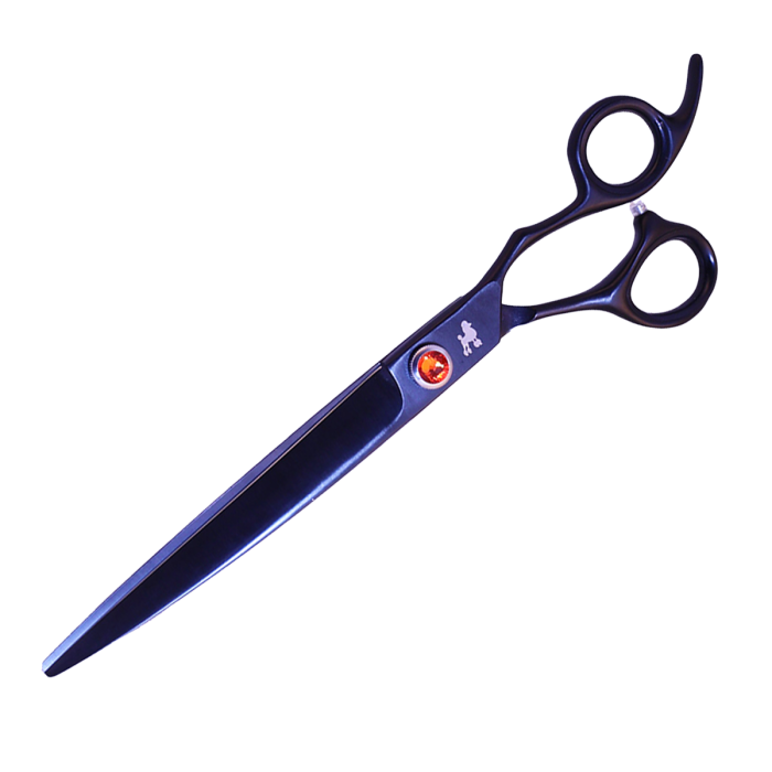 Ножницы грумерские Dezynadog Ignis 7.5 Curved Scissor, изогнутые, для стрижки собак, японская нержавеющая сталь 440c