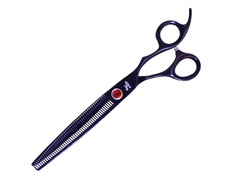 Ножницы грумерские Dezynadog Ignis 7 50T Blender Scissor, филировочные, для стрижки собак, японская нержавеющая сталь 440c