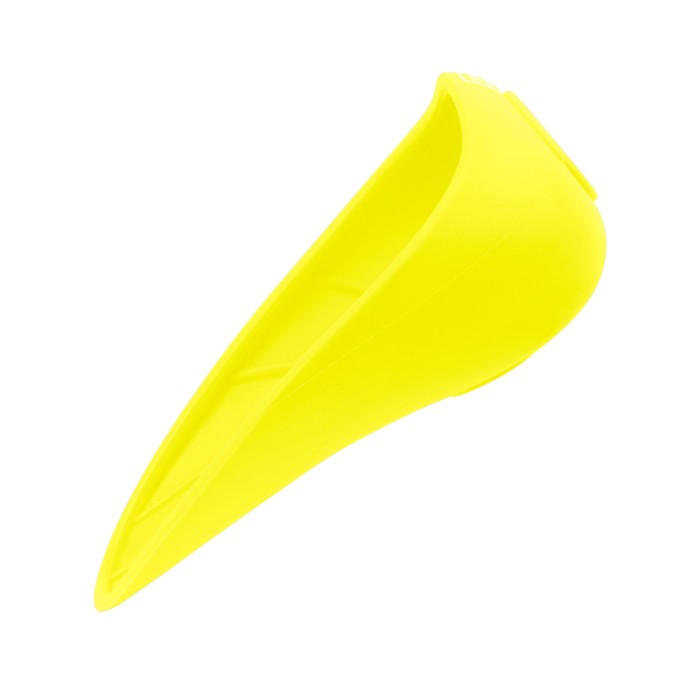 Поїлка-насадка на пляшку WAUDOG Silicone, 165х90 мм, жовтий