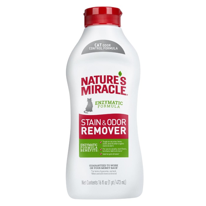 Засіб 8in1 для котів для усунення плям та запахів NM Cat Stain&Odor Remover Pour 473мл