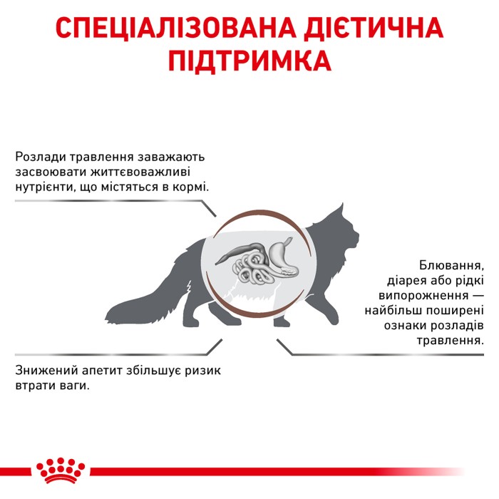 Корм для дорослих котів ROYAL CANIN GASTRO INTESTINAL CAT 4.0 кг
