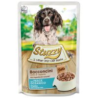STUZZY Dog Ocean Fish ШТУЗИ ОКЕАНИЧЕСКАЯ РЫБА в желе корм для собак с треской, пауч, 100г.