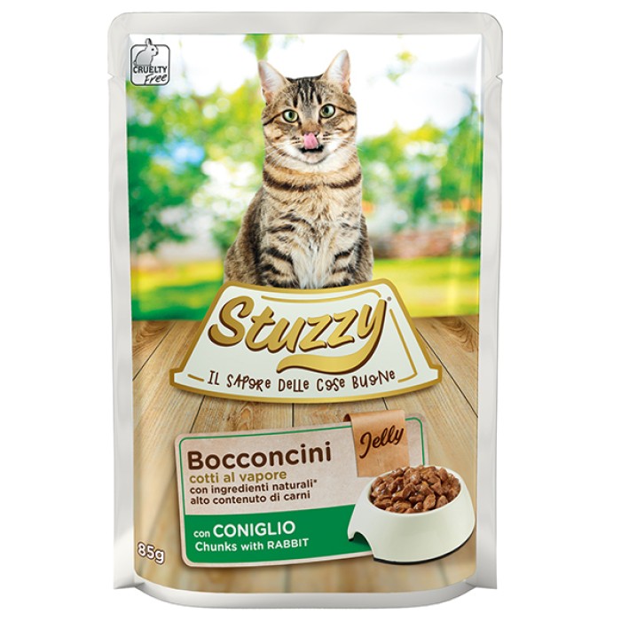 Stuzzy Cat Rabbit ШТУЗІ КРОЛИК в желе консерви для кішок, вологий корм, пауч 85г