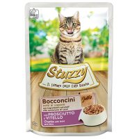 STUZZY Cat Ham Veal ШТУЗИ ВЕТЧИНА ТЕЛЯТИНА в желе корм для кошек, пауч, 85г.