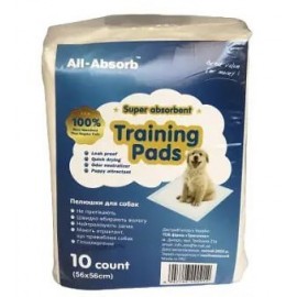 All-Absorb (Олл-Абсорб) Basic пеленки для собак 56х56см, 10шт...